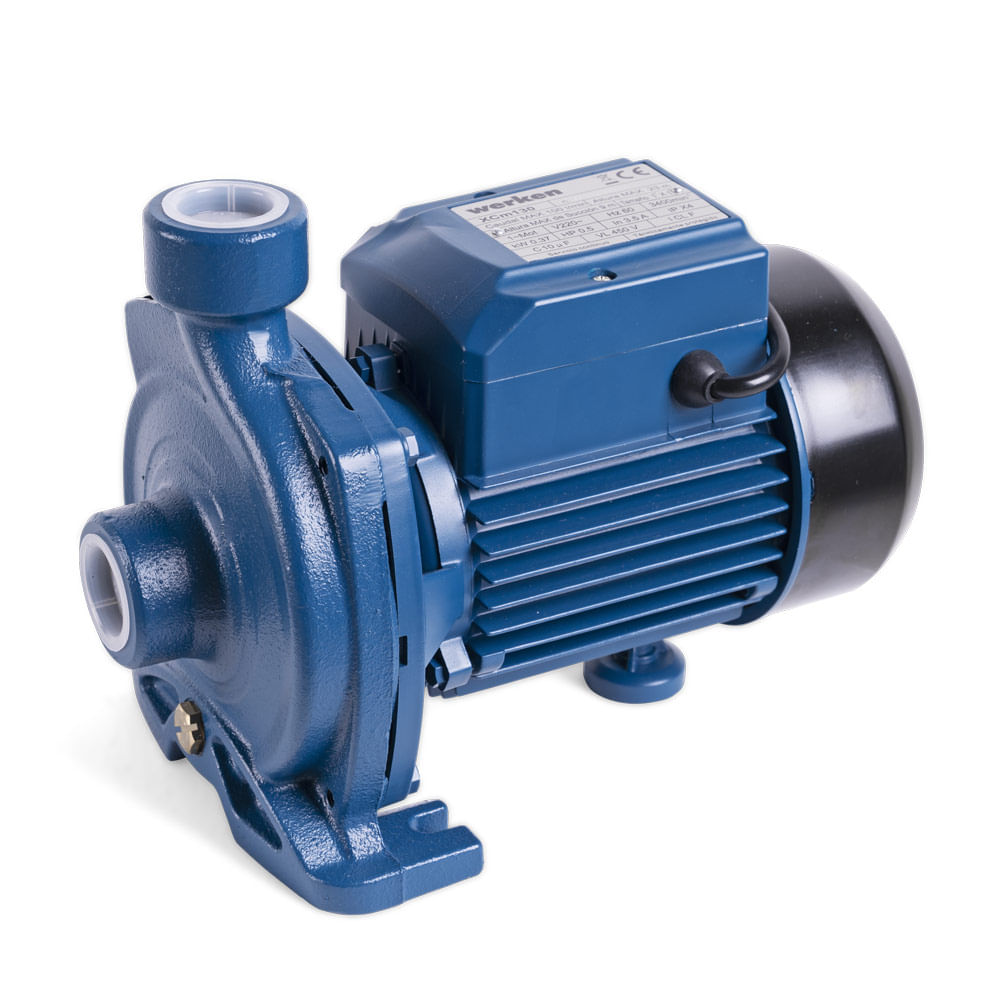 Electro Bomba Centrifuga Aluminio Werken 0.5 Hp Azul