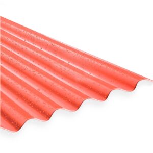 Techo de Polipropileno Fibraforte Rojo 1.2mm 3.05X1.10M